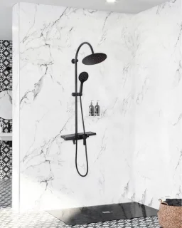 Rea Vigo Regendouche Zwart 99 cm
