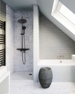 Rea Vigo Regendouche Zwart 99 cm