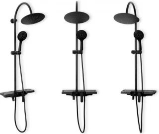 Rea Vigo Regendouche Zwart 99 cm