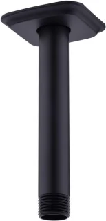 Rechte douchearm 152 cm mat zwart
