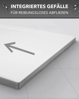 Rechthoekige douchebak 120 x 90 cm