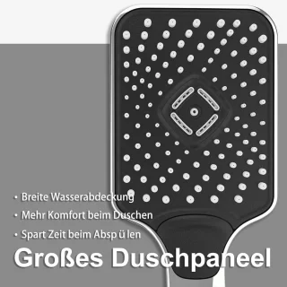 Rechthoekige handdouche