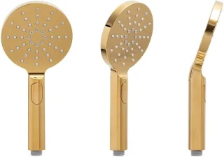 Regendouche 23 cm goud