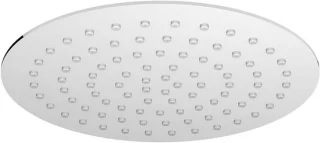 Regendouche 30 cm rond zilver