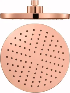 Regendouche 8 inch rond rose goud