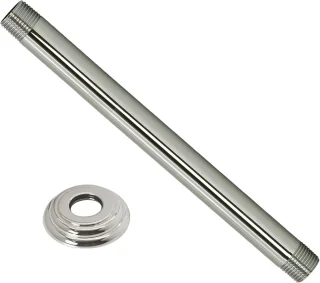 Regendouche arm plafondmontage 30 cm mat zwart