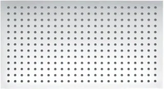 Regendouche deluxe - verchroomd RVS - 50 x 30 cm