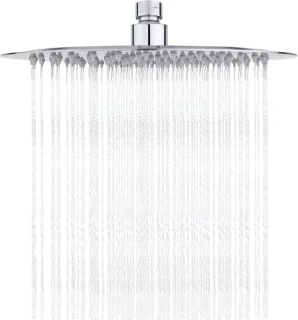 Regendouche deluxe - zilver - diameter 25 cm