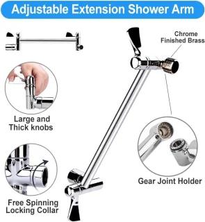 Regendouche Douchecombinatie Chroom