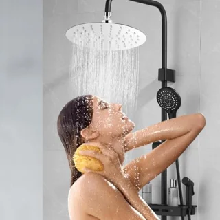 Regendouche Douchekop 20 cm RVS