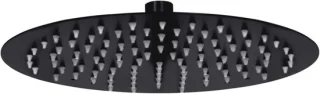 Regendouche douchekop - 25 cm - zwart