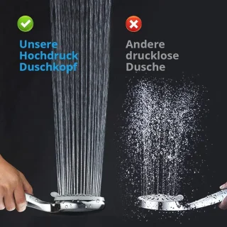 Regendouche douchekop en slang