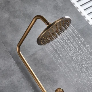 Regendouche Doucheset Antiek Messing