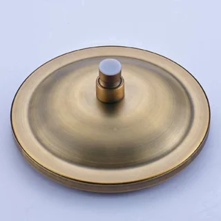 Regendouche doucheset antiek messing