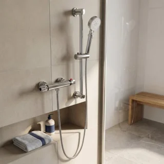 Regendouche doucheset met handdouche - thermostatisch douchesysteem