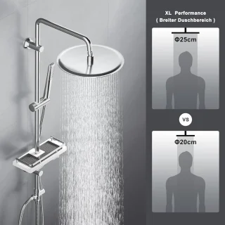 Regendouche Douchestangset
