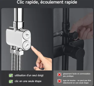 Regendouche Douchezuil 25 cm Chroom