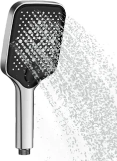 Regendouche & Handdouche 26 x 10,5 cm Zilver