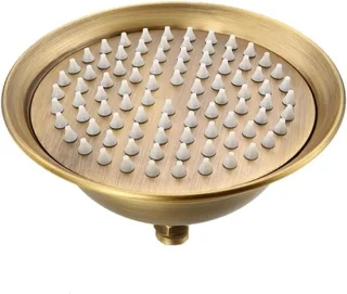 Regendouche hoofd antiek messing