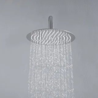 Regendouche hoofd - inbouw douchekop - 20 cm rond - chroom