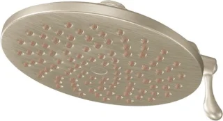 Regendouche Hoofd Rond 8 inch Geborsteld Nikkel