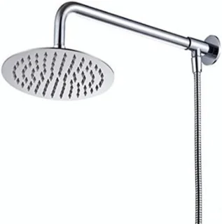 Regendouche inbouw rond 30 cm zilver