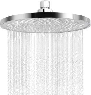 Regendouche kop rond chroom 22 cm
