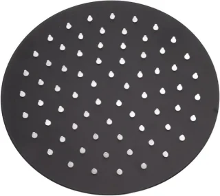 Regendouche Koppen 20 cm zwart