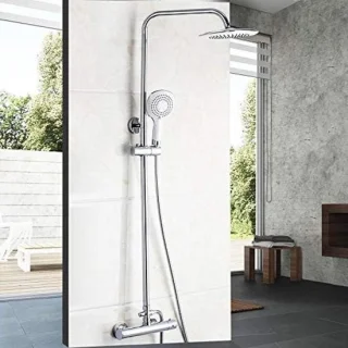 Regendouche kranenset 8 inch chroom