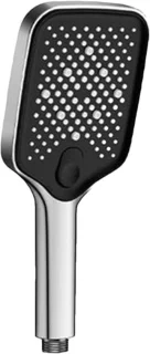 Regendouche met handdouche 26 x 10,5 cm Zilver