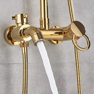 Regendouche met handdouche en wandmontage