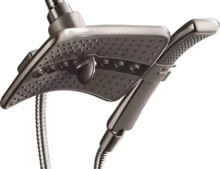Regendouche met handdouche