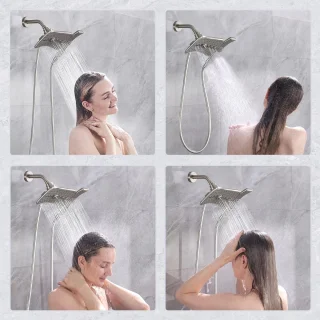 Regendouche met handdouche