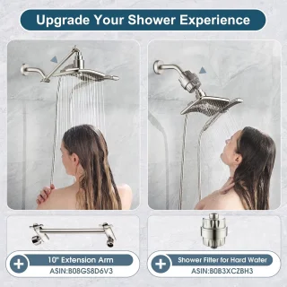 Regendouche met handdouche