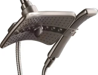 Regendouche met handdouche