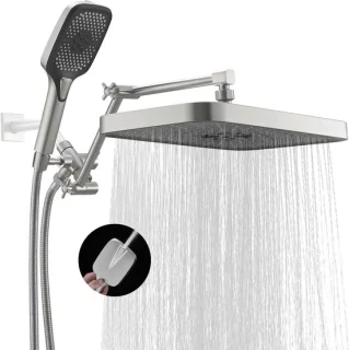 Regendouche met handdouche