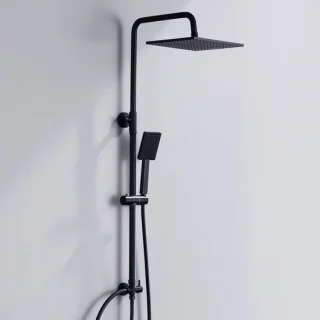 Regendouche met vierkante douchekop 25 × 25 cm