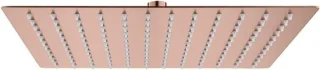 Regendouche opbouw vierkante douchekop 30 x 30 cm geglanzd koper