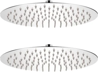 Regendouche RVS - douchekop - 30 cm - zilver