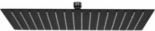 Regendouche RVS zwart 40 x 30 cm