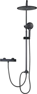 Regendouche set 30 cm chroom