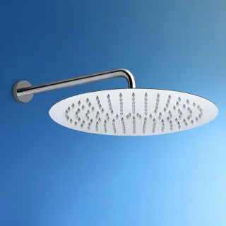 Regendouche set 30 cm rond chroom