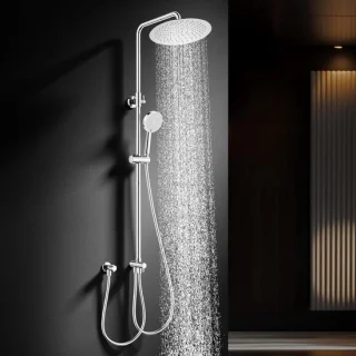 Regendouche set 300 mm chroom