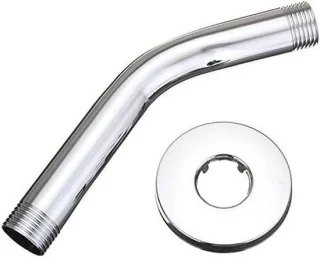 Regendouche set 8 inch rond chroom