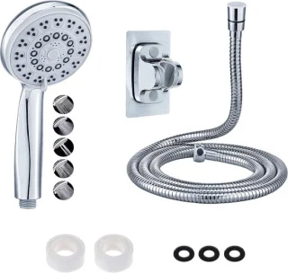 Regendouche set chroom