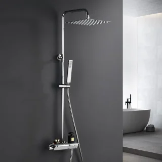 Regendouche Set Chroom