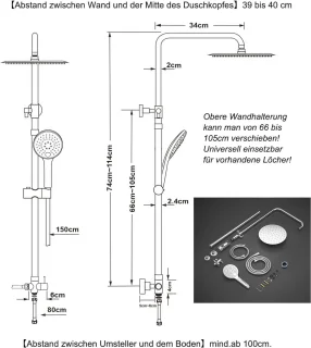 Regendouche Set
