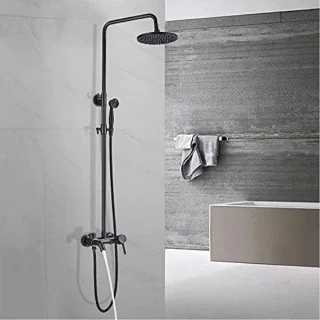 Regendouche Set Douche Systeem - Brons/Zwart