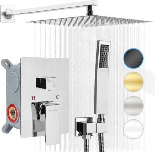 Regendouche Set Douche Systeem Chroom