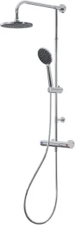 Regendouche set - douchekop chroom - 20 cm
